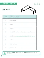 Предварительный просмотр 8 страницы Furngully GROVE BL-5 Manual