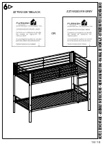 Preview for 10 page of FURNISH 1 ZZTWI203919BLACK Assemble Instruction