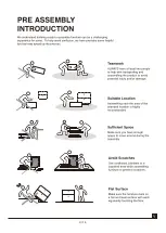 Preview for 3 page of Furniture of America 5 Drawer Cabinet FGI-18603C21-L Assembly Instructions Manual