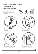 Preview for 5 page of Furniture of America 5 Drawer Cabinet FGI-18603C21-L Assembly Instructions Manual