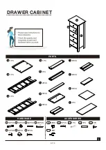 Preview for 6 page of Furniture of America 5 Drawer Cabinet FGI-18603C21-L Assembly Instructions Manual