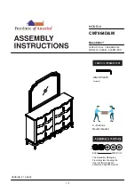 Furniture of America Aalok CM7864D&M Assembly Instructions Manual preview