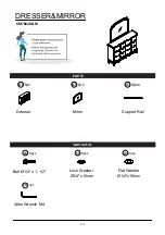 Preview for 5 page of Furniture of America Aalok CM7864D&M Assembly Instructions Manual