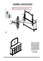 Preview for 7 page of Furniture of America Aalok CM7864D&M Assembly Instructions Manual