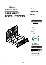 Furniture of America Aalok CM7864EK Assembly Instructions Manual preview