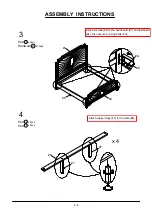 Preview for 8 page of Furniture of America Aalok CM7864EK Assembly Instructions Manual