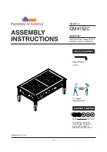 Furniture of America Adina CM4152C Assembly Instructions Manual preview