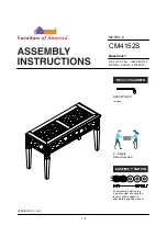 Preview for 1 page of Furniture of America Adina CM4152S Assembly Instructions Manual