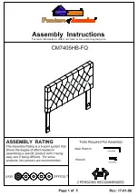 Furniture of America Aldebaran CM7405HB-FQ Assembly Instructions Manual preview