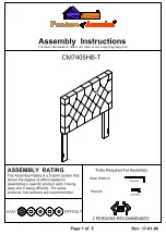 Preview for 6 page of Furniture of America Aldebaran CM7405HB-FQ Assembly Instructions Manual