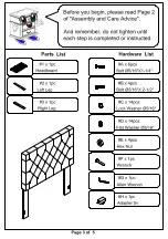 Preview for 8 page of Furniture of America Aldebaran CM7405HB-FQ Assembly Instructions Manual