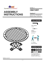 Furniture of America Alfred CM3735RT Assembly Instructions Manual preview