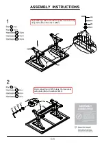 Предварительный просмотр 6 страницы Furniture of America Alfred CM3735T Assembly Instructions Manual