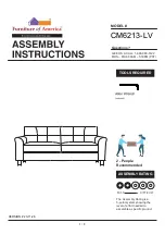 Furniture of America Alissa CM6213-LV Assembly Instructions Manual preview