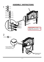 Preview for 8 page of Furniture of America Allie Trundle CM7901T Assembly Instructions Manual