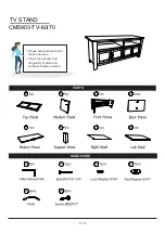 Preview for 5 page of Furniture of America Alma CM5903-TV-60 Assembly Instructions Manual