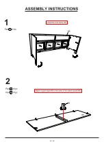 Preview for 6 page of Furniture of America Alma CM5903-TV-60 Assembly Instructions Manual