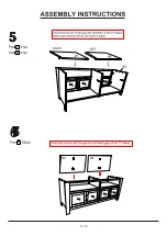 Preview for 8 page of Furniture of America Alma CM5903-TV-60 Assembly Instructions Manual