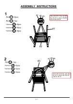 Preview for 6 page of Furniture of America Alycia CMO-T2141AC-6PK Assembly Instructions Manual