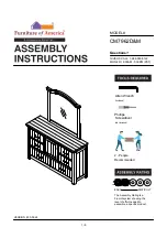 Furniture of America Alyson CM7962D&M Assembly Instructions Manual preview