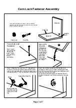 Preview for 3 page of Furniture of America Alyssa CMAC804A Assembly Instructions Manual