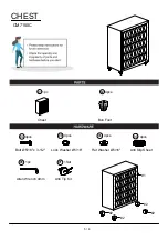 Preview for 5 page of Furniture of America Alzir CM7150C Assembly Instructions Manual