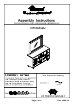 Furniture of America Amarantha CM7362D&M Assembly Instructions preview