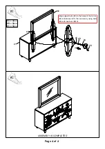 Preview for 4 page of Furniture of America Amarantha CM7362D&M Assembly Instructions