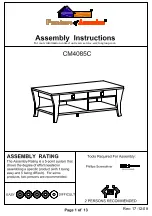 Furniture of America Amity CM4085C Assembly Instructions Manual preview