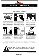 Preview for 2 page of Furniture of America Amity CM4085C Assembly Instructions Manual