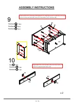 Preview for 12 page of Furniture of America Amity CM4085C Manual