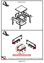 Preview for 6 page of Furniture of America Amity CM4085E Assembly Instructions Manual