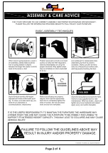 Preview for 2 page of Furniture of America Anabelle CM7677-F Assembly Instructions Manual