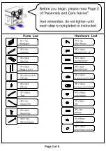 Preview for 3 page of Furniture of America Anabelle CM7677-F Assembly Instructions Manual