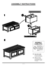 Preview for 6 page of Furniture of America Annabel CM4613C Assembly Instructions Manual