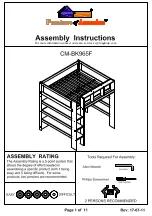 Preview for 1 page of Furniture of America Annemarie CM-BK965F Assembly Instructions Manual