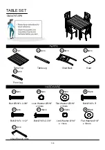 Preview for 5 page of Furniture of America Anya CM3476T-5PK Assembly Instructions Manual