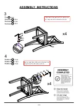 Preview for 8 page of Furniture of America Anya CM3476T-5PK Assembly Instructions Manual