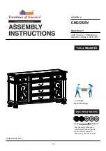 Furniture of America Arcadia CM3150SV Assembly Instructions Manual preview