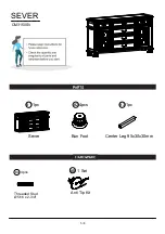 Preview for 5 page of Furniture of America Arcadia CM3150SV Assembly Instructions Manual