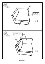 Preview for 4 page of Furniture of America Aria CM-OS2115 Assembly Instructions Manual