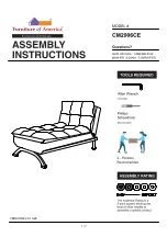 Preview for 1 page of Furniture of America Aristo CM2906BK-CE Assembly Instructions Manual