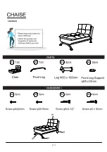 Preview for 5 page of Furniture of America Aristo CM2906BK-CE Assembly Instructions Manual