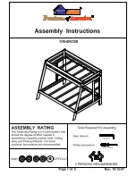 Preview for 1 page of Furniture of America Arizona CM-BK358 Assembly Instructions Manual