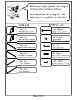 Preview for 3 page of Furniture of America Arizona CM-BK358 Assembly Instructions Manual