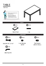 Preview for 5 page of Furniture of America Astilbe CM3739T Assembly Instructions Manual