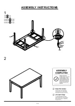 Preview for 7 page of Furniture of America Astilbe CM3739T Assembly Instructions Manual