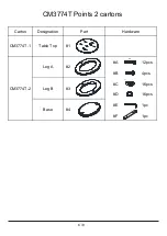 Preview for 6 page of Furniture of America Atenna I CM3774T Assembly Instructions Manual