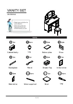 Preview for 5 page of Furniture of America Athy CM-DK6848 Assembly Instructions Manual