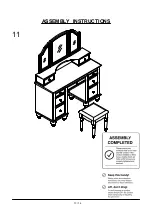 Preview for 13 page of Furniture of America Athy CM-DK6848 Assembly Instructions Manual